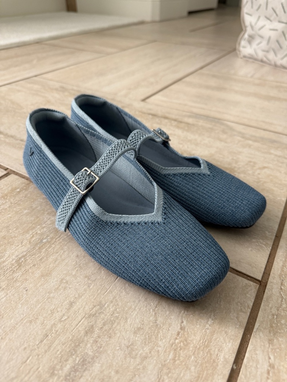 VIVAIA Margot Square Toe Mary Jane Ribbed Knit - Picture 3 of 15